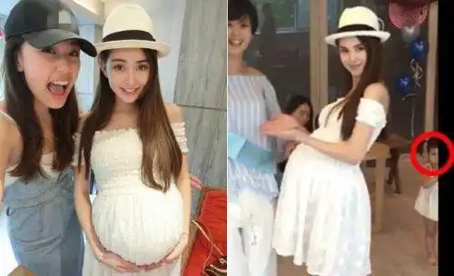 昆凌挺巨大孕肚开产前派对 预告自己将迎来男宝宝