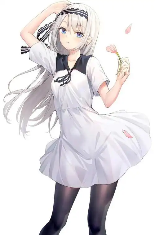 「动漫角色」这些白发少女,都好可爱④