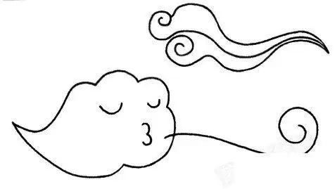 风怎么画简笔画图解