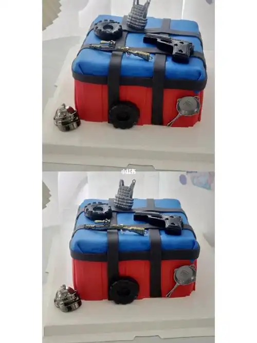 空投翻糖蛋糕男孩蛋糕游戏吃鸡