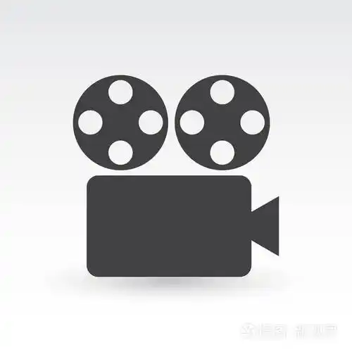 电影图标矢量视频符号独立的电影符号