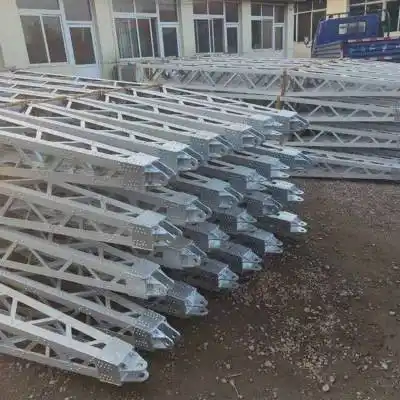 lbd250-8铝合金格构式单抱杆独角金属抱杆12米网格式独脚立杆器