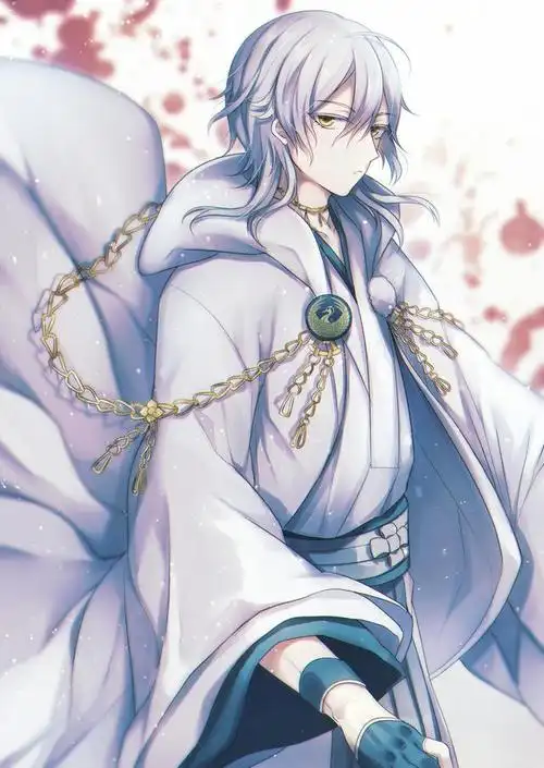 兰花,帅气智慧于一身 来源p站作者アバンドン兰花,白发控的我被帅到了