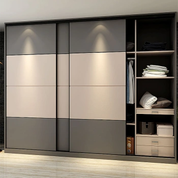 衣柜门推拉门定制简约现代网红卧室壁橱柜门定做衣柜滑动移门款式19