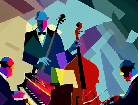 康定斯基——爵士海报