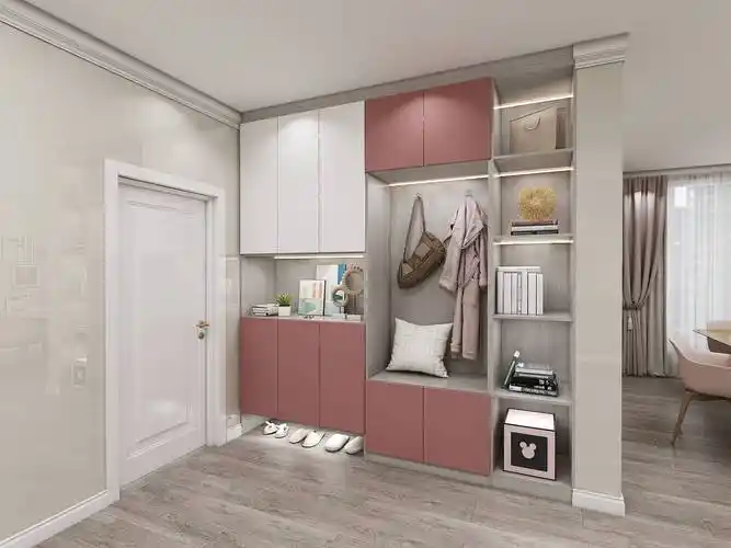 轻奢风鞋柜装修设计效果图