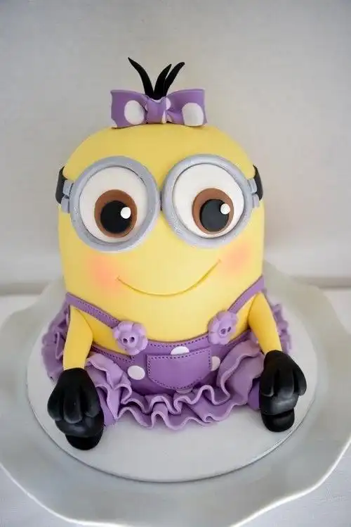 翻糖蛋糕小黄人