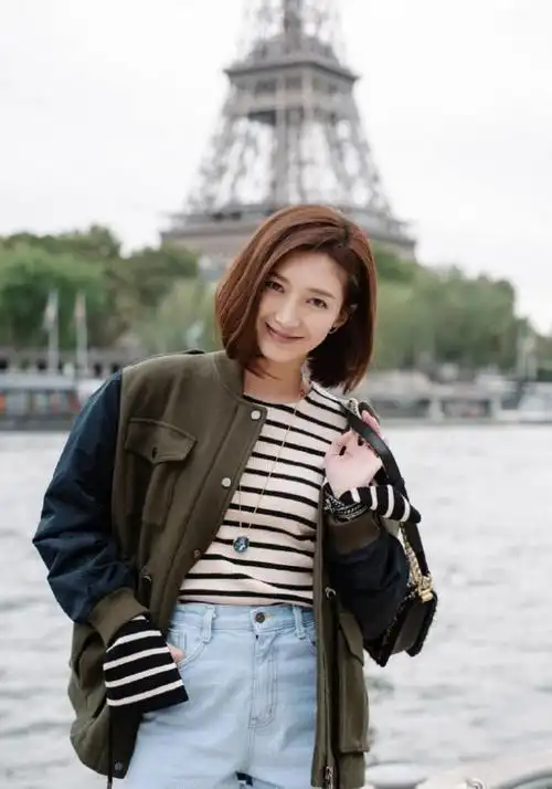 江疏影发型32岁江疏影换个发型年轻了10岁