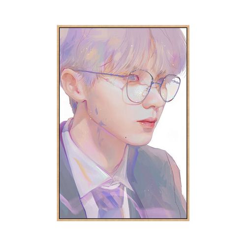 霸蓝tnt 时代少年团爱豆宋亚轩diy手绘填色画手工油彩画 时代少年团5