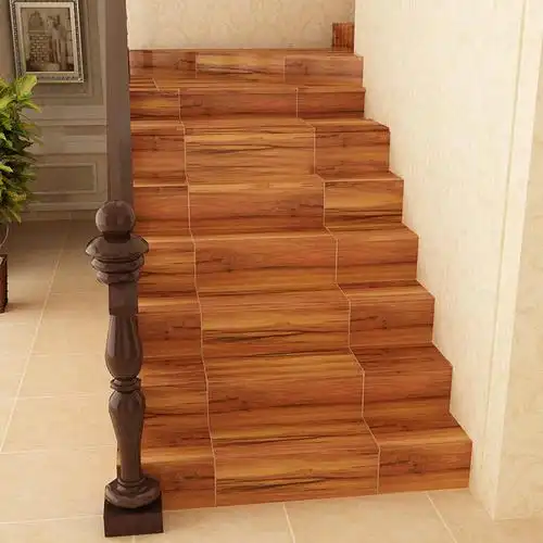 木纹楼梯砖效果图木纹瓷砖图片
