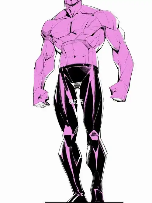 一起来画个肌肉男