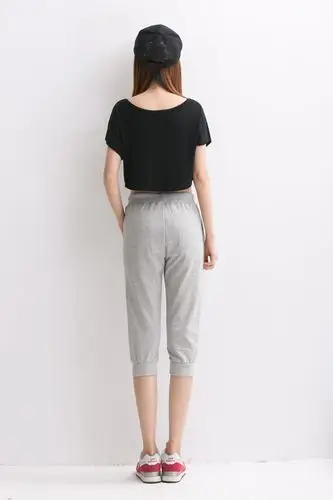 哥姿秀2016夏装女裤新款休闲七分裤女小脚女裤韩版宽松女式休闲裤