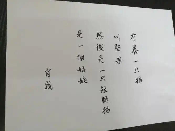 肖战语录02手写