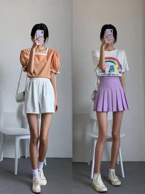 服饰搭配适合学生党的夏季日常穿搭