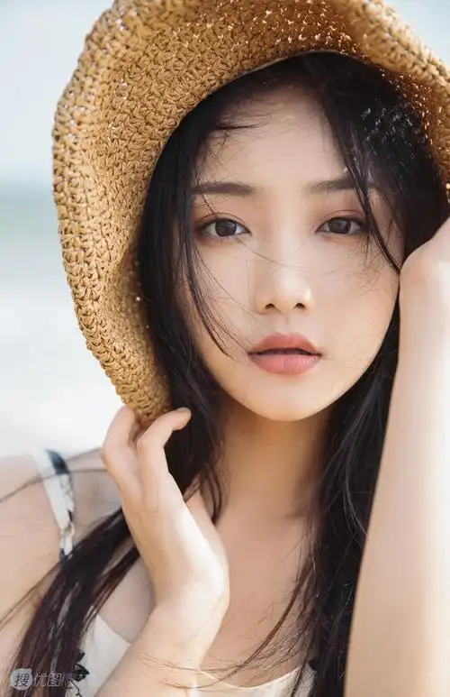 美女吴佳怡清新海边写真图片吴佳怡女演员海边美女连衣裙美女美少女