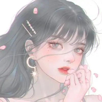 图片[8]-手绘意境优质动漫女生头像集|款款独行