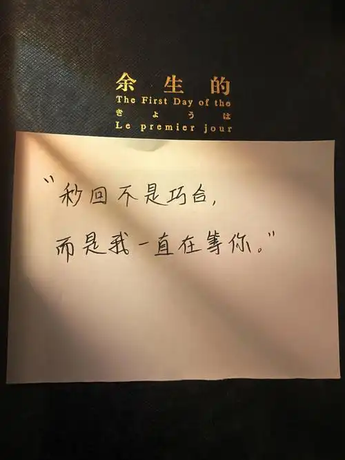 摘抄秒回不是巧合而是我一直在等你