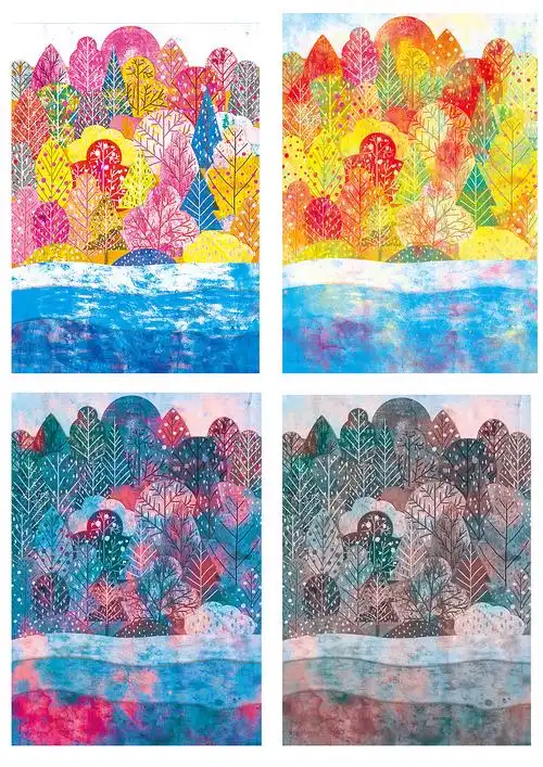 拼贴风景|插画|创作习作|陆离格物 - 原创作品 - 站酷 (zcool)