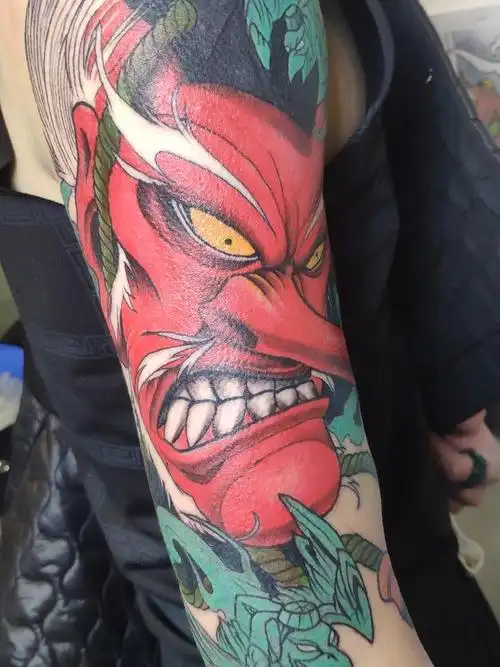 大天狗_纹身图案手稿图片_南阳·鸿蒙店长的纹身作品集