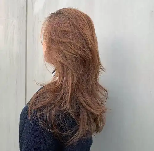 时髦人都剪"有层次感的中长发"_发型