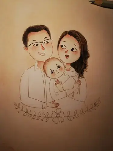 一家三口|插画|创作习作|我有一个插画师的 - 原创作品 - 站酷 (zcool