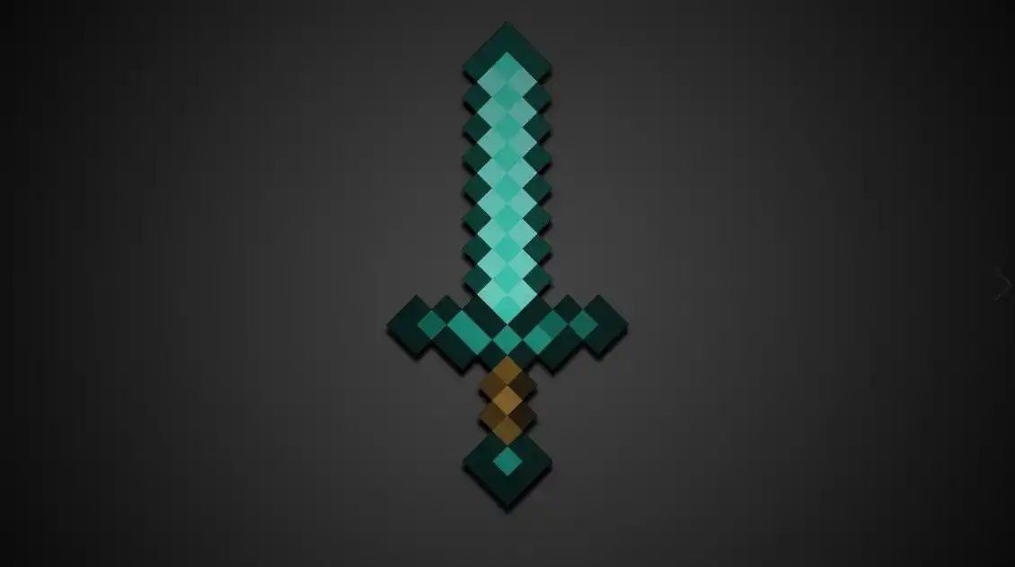 我的世界:威力巨大的打怪武器!攻防一体的黑色大宝剑了解下!