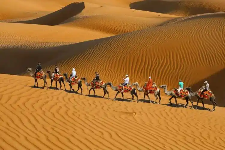 武威头道槽腾格里沙漠九道槽的第一槽