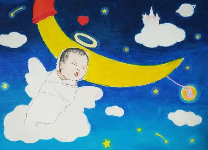 你拍我画画作1梦中的小天使