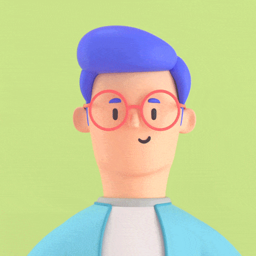 越来越多设计师喜欢创作这种有趣蠢萌的3d人物形象动态设计