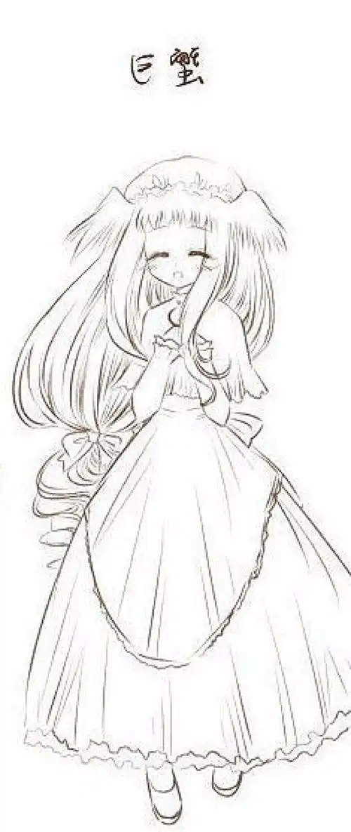 十二星座手绘少女双鱼座