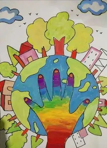 小学生水彩画小学生水彩画图片大全