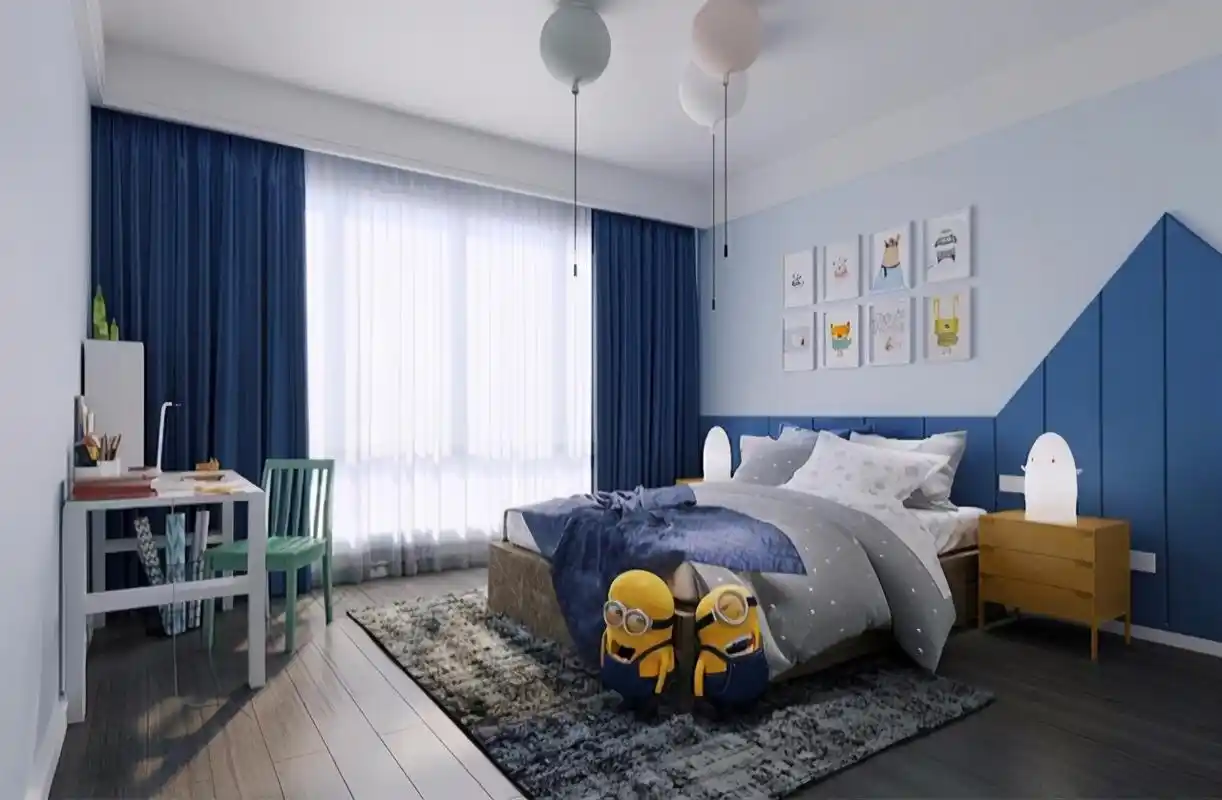 色彩搭配有多重要?12种儿童房装修效果图:颜色对了就是乐园