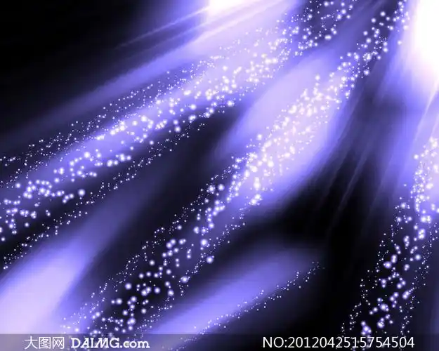 梦幻星光蓝紫色背景高清图片