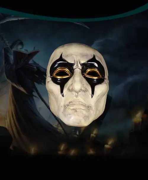 恐怖面具成人化妆舞会整人面具万圣节气氛鬼节节日布置道具