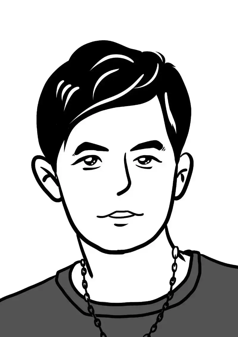 周董卡通漫画头像绘制.是线稿还是上色后更好些? 百科:周杰伦 - 抖音