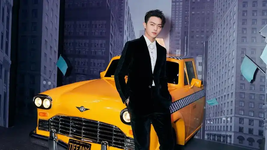 帅气男神许凯蒂芙尼展览写真