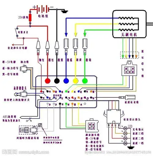 电动车无刷电机控制器图片