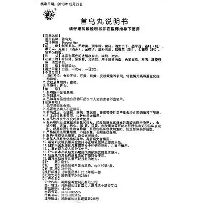 首乌丸(金鸿堂)