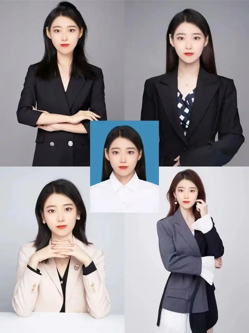 个人职业形象照|证件照改造形象照女生头像 使用证件照就可以改造成