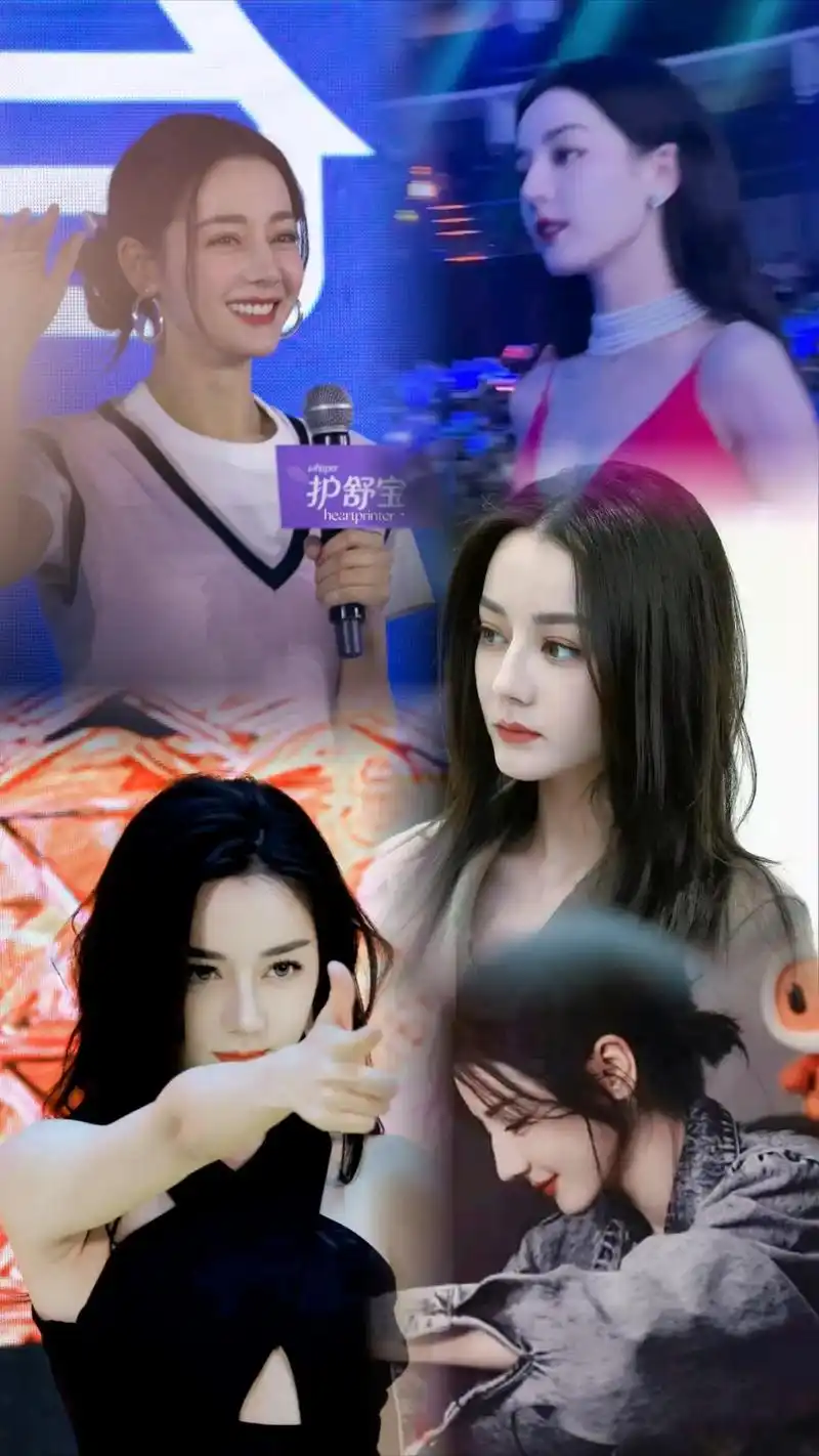 迪丽热巴拼图壁纸#迪丽热巴 - 抖音