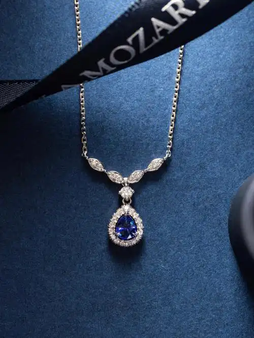 颜值超级绝的蓝宝石项链78气质女神必备60