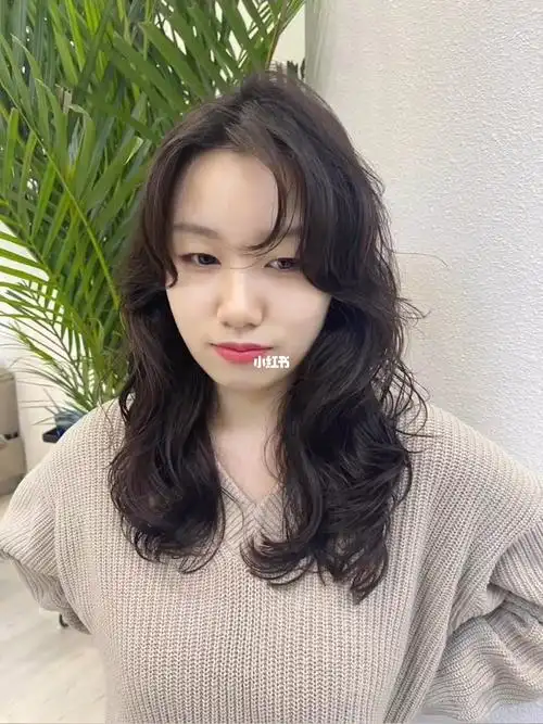 中长发免打理烫发法式烫慵懒法式烫港风