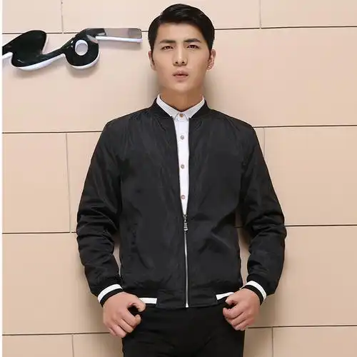 丹杰仕 春装男士夹克外套 春季男装薄款潮流韩版休闲衫dsa222-jk718