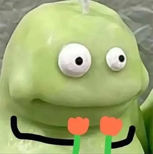 绿色丑萌小胖墩怪兽表情包 676767最近有被这个萌到(图源取自