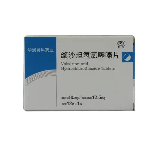 赛科 缬沙坦氢氯噻嗪片 80mg/12.5mgx12s