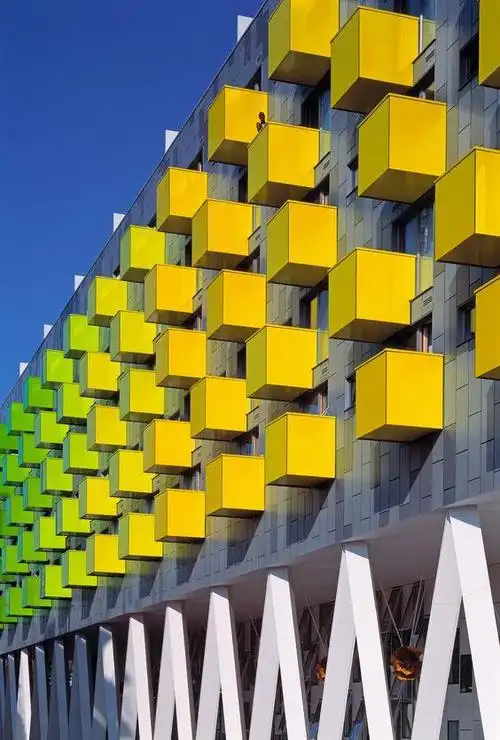 建筑,色彩,立面颜色,立面色彩,色彩丰富,立面,色彩丰富的立面