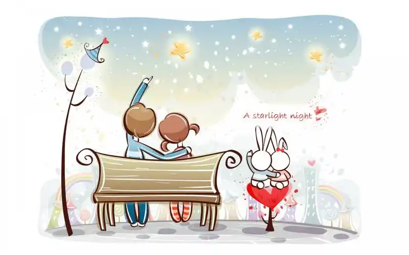 卡通情人节 第一辑-矢量壁纸-高清矢量图片-第4图-娟娟壁纸