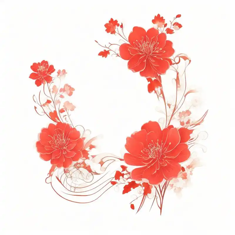 90好运发财花朵卡通头像94