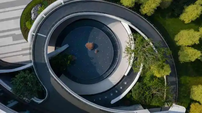 圆形景观的骚操作,被迷住了!|园林|水景|同心圆|施工图_网易订阅