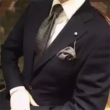 西装控不露脸气质男头像图片